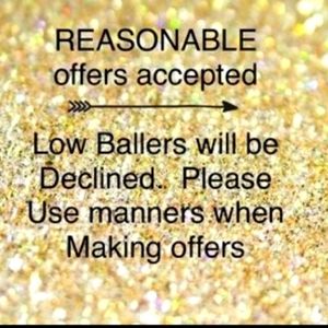 Reasonable offers 😁